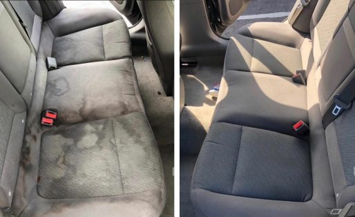 before after interior detailing